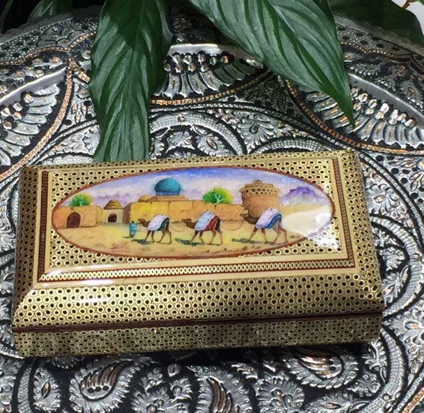 Luxury Uae Camel carvan hand painted Premium Design Showcase