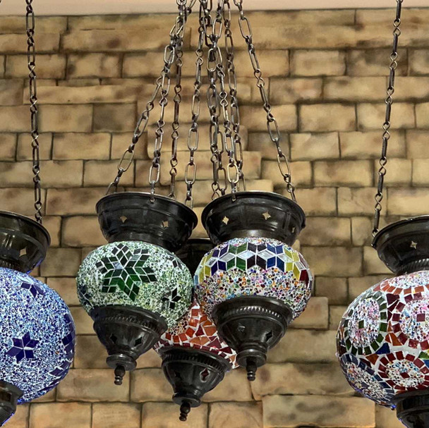 Set Of 3 Pcs | Elegant Ceramic Candle Base | Romantic Heritage Decor - Luxury Handcrafted Art Craftihouse Dubai