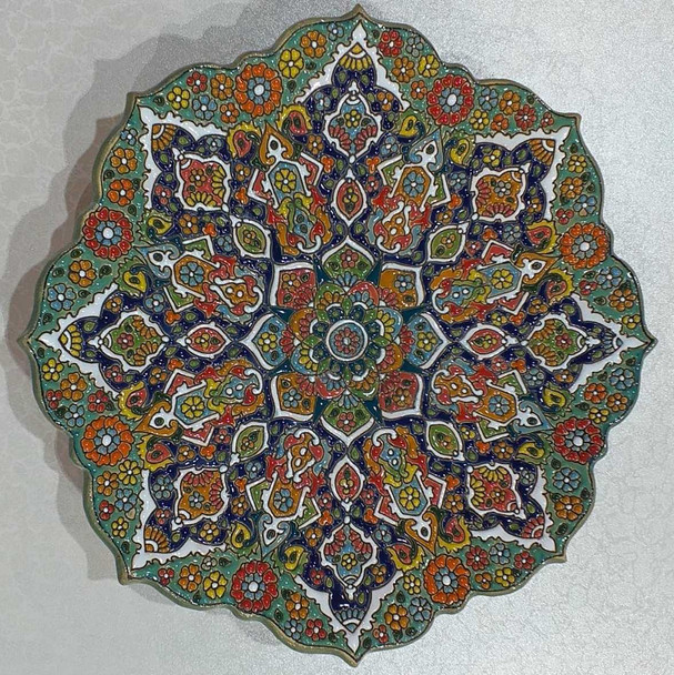 Handcrafted Stunning Plates 30 Cm | Premium Luxury Decor - Luxury Handcrafted Art Craftihouse Dubai