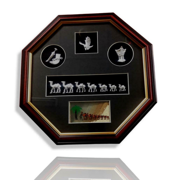 Luxury Hexagon Frame 27x27 Cm Sophisticated Premium Design Showcase