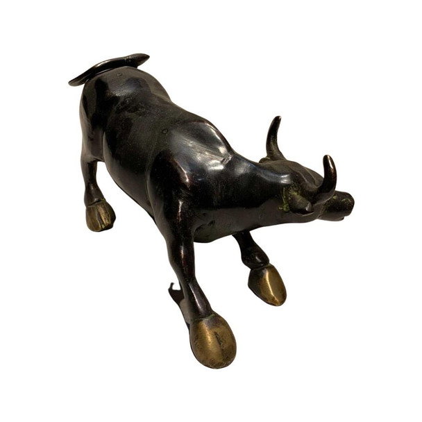 Luxury Artisan Brass Charging Bull bull Premium Design Showcase
