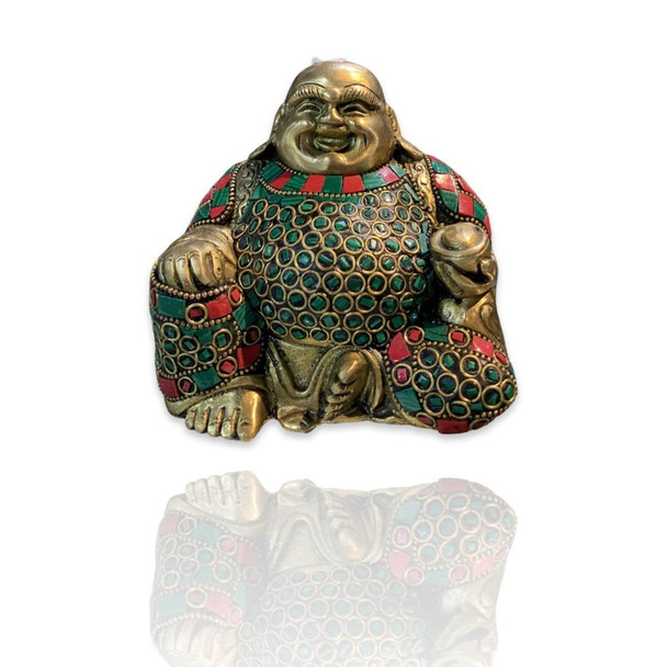 Exclusive Artisan brass sitting Buddha statue Fine Craftsmanship Detail
