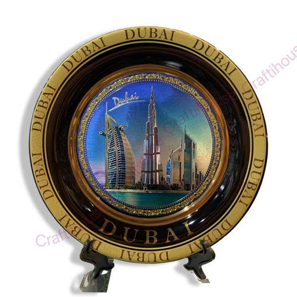 Iconic Buildings Wall Hanging Plate | Luxury Heritage Gift & Cultural Souvenir - Luxury Handcrafted Art Craftihouse Dubai