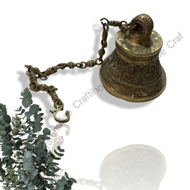 brass bell 
dinner bell 