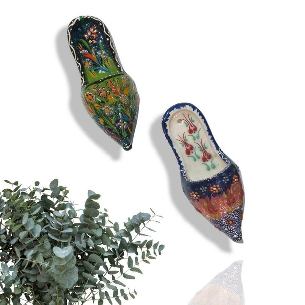 Luxury Handcrafted Assorted design hand made Turkish Ceramic Shoe Premium Design Showcase
