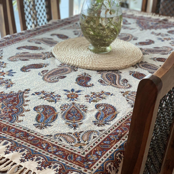 Luxury Artisan Rectangular table cloth 150x100 Premium Design Showcase