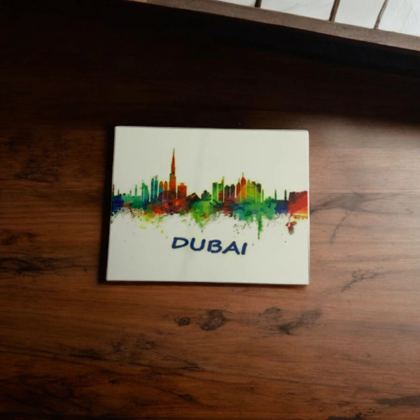 Dubai Buildings Dubai Landscape From Dubai | Luxury Heritage Decor & Unique Artisan Piece - Luxury Handcrafted Art Craftihouse Dubai