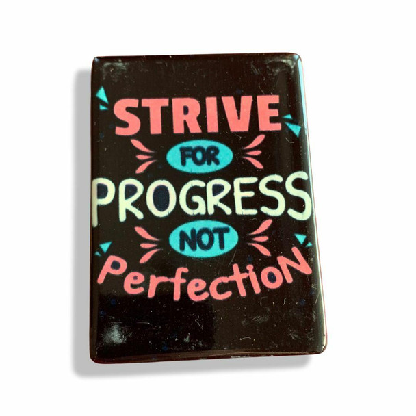 Strive For Progress Not Perfection Ceramic | Luxury Heritage Decor & Unique Artisan Piece - Luxury Handcrafted Art Craftihouse Dubai