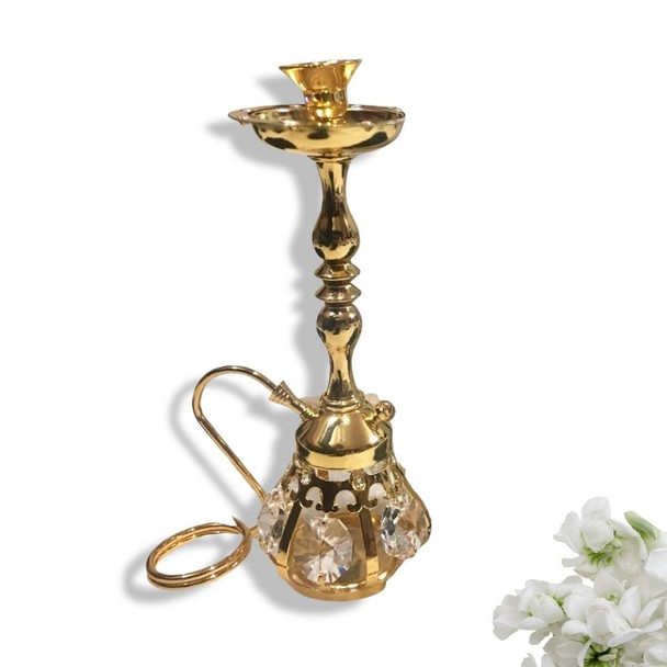 gold plated hooka 
sheesha 