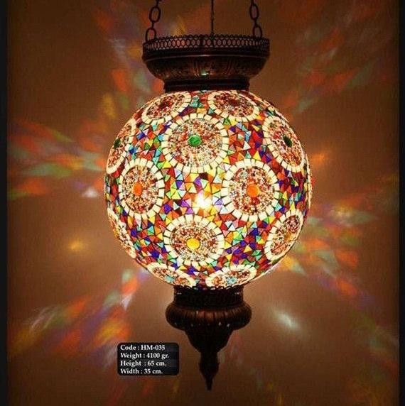 Luxury Multicolor Turkish Ceiling Lamp Premium Design Showcase