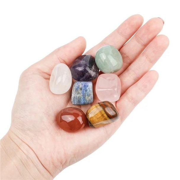 Luxury Seven Chakra Natural Stone Set Premium Design Showcase