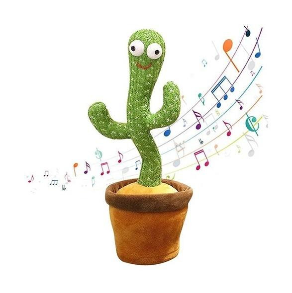 Luxury Dancing cactus, singing cactus , plus toys , gift for kids , gift for toddler Premium Design Showcase