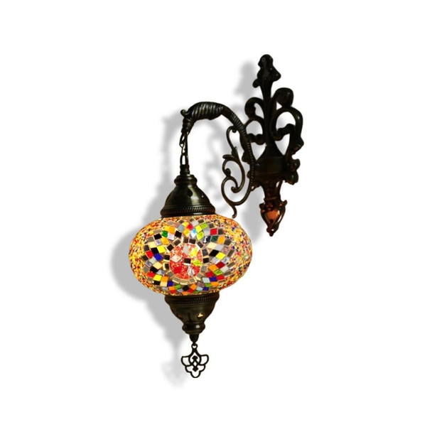 Mosaic Lamp Single Turkish | Sophisticated Boutique Accessory | Crafted In Dubai - Luxury Handcrafted Art Craftihouse Dubai