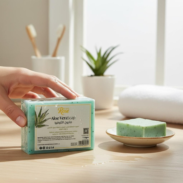 Exclusive Handmade Aloe Vera Soap 110g Heritage Collection Piece