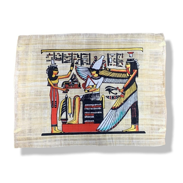 Luxury Painting On Papyrus From Egypt Premium Design Showcase