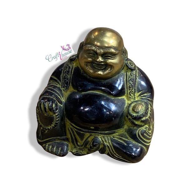 Luxury Artisan Laughing Buddha Statue Smiling Premium Design Showcase