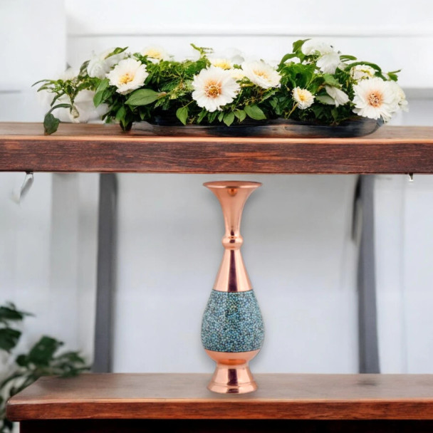 Handcrafted Copper Flower Vase 30 Lifestyle Visual