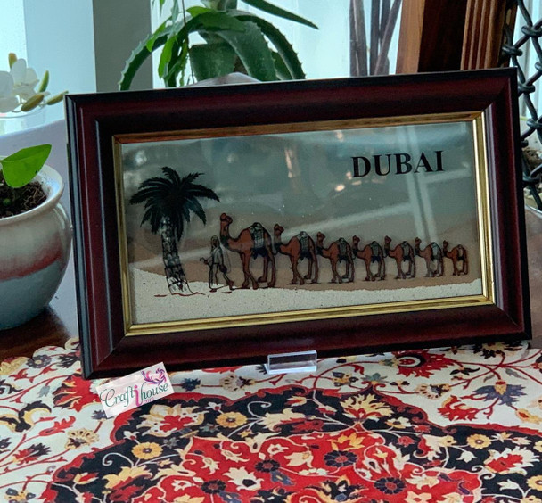 Exclusive Sand Frame Sand Frame Boutique Fridge Magnet Authentic Middle Eastern Art Fine Craftsmanship Detail