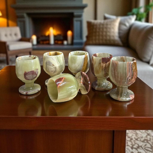 handmade-marble-wine-glasses-set