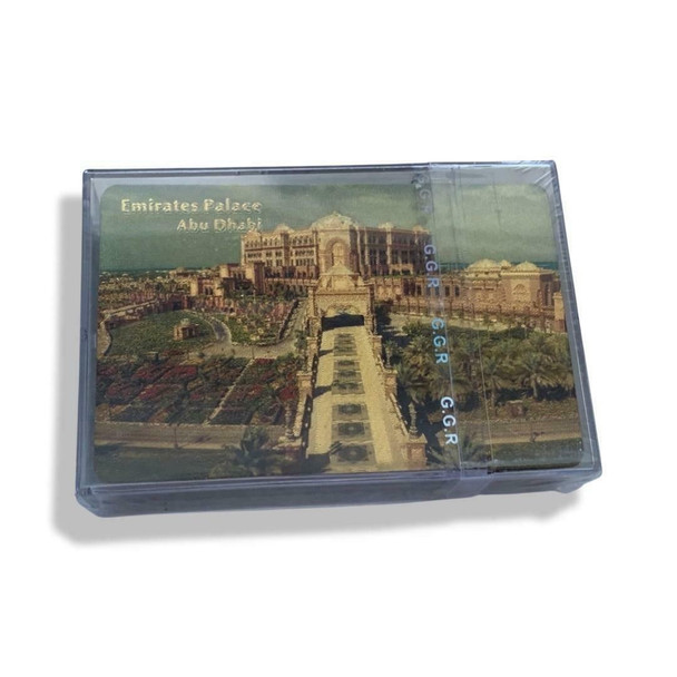 Emirates Palace Playing Card Gold | Premium Handcrafted Memento | High-end Gift - Luxury Handcrafted Art Craftihouse Dubai