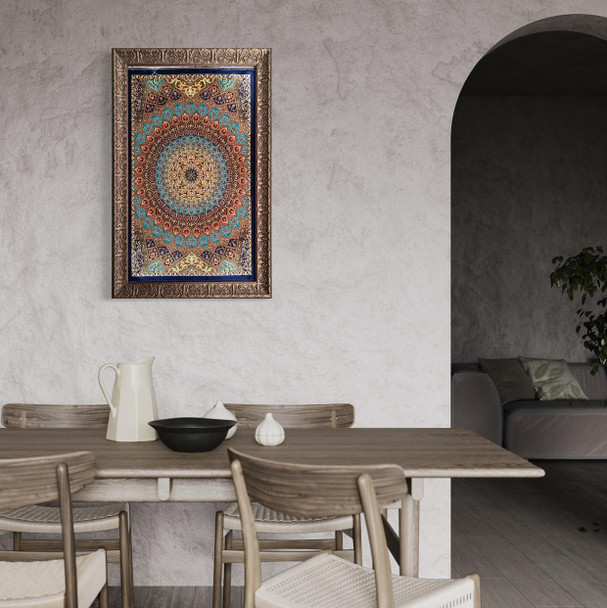 Awesome Silk Carpet 60x90 Cm Pure Silk Carpet Retirement Gift Vip Gift Special Event Gift Idea | Sophisticated Middle Eastern Art & Home Anchor - Luxury Handcrafted Art Craftihouse Dubai
