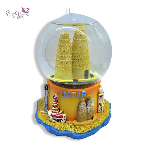 qatar souvenir snow globe