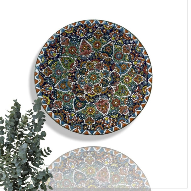 Luxury Handcrafted Eid Mubarak Decorative Plate Premium Design Showcase