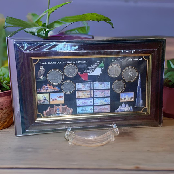 Coins And Frame Artisan Ceramic Magnet Unique Dubai Souvenir - Luxury Handcrafted Art Craftihouse Dubai