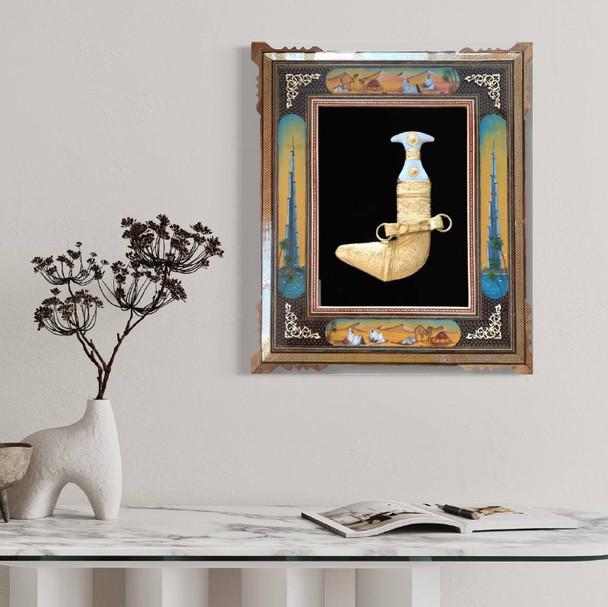 An exclusive Craftihouse unique gift and heritage decor item in the UAE showcasing artisan framing craftsmanship.