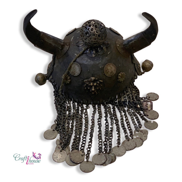 Premium Antique Helmet Handmade Metal Vintage War Helmet Worrier Antique Helmet High-Quality Design View