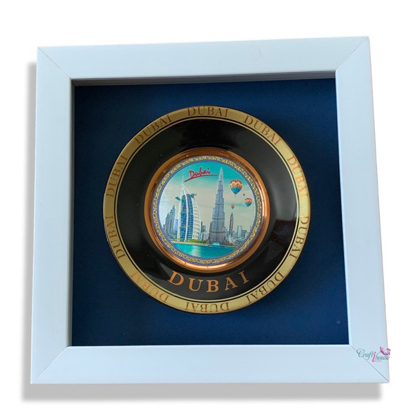 Premium Iconic Building Plate With Boutique Fridge Magnet Authentic Middle Eastern Art High-Quality Design View