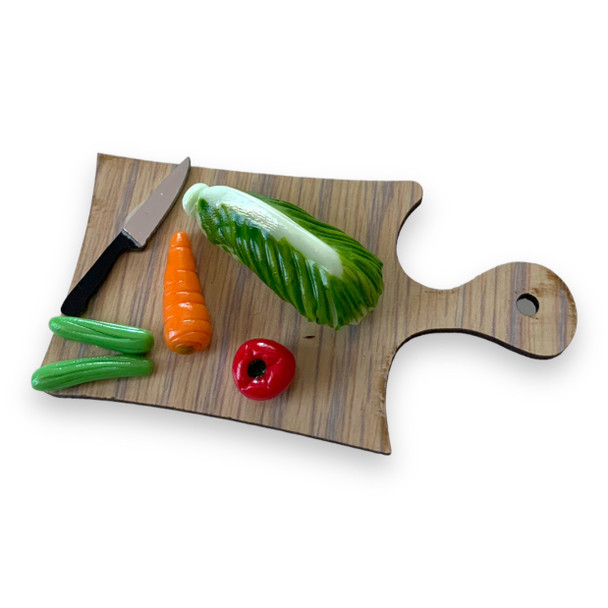 Polymer Clay - Mexican Pan - Vegetable Wooden Pan - - Miniature Food - Kitchen Decor | Sophisticated - Luxury Handcrafted Art Craftihouse Dubai
