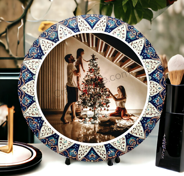 Exclusive Personalized Plate .capture Memories Heritage Collection Detail