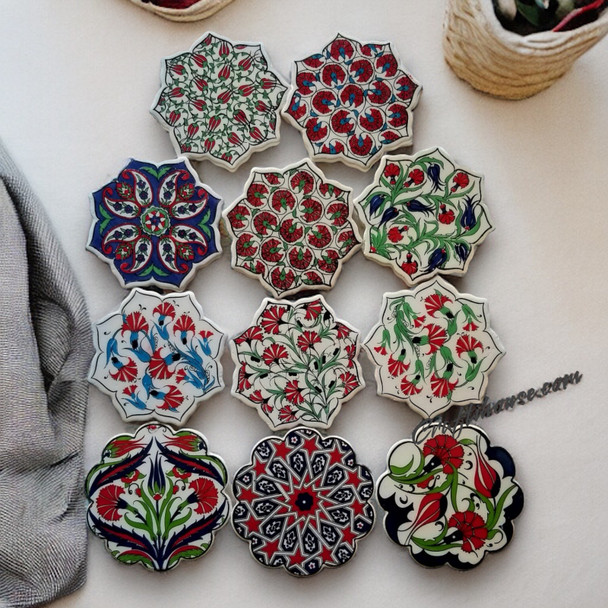 Premium Turkish Ceramic Coaster 1 High-Quality Design