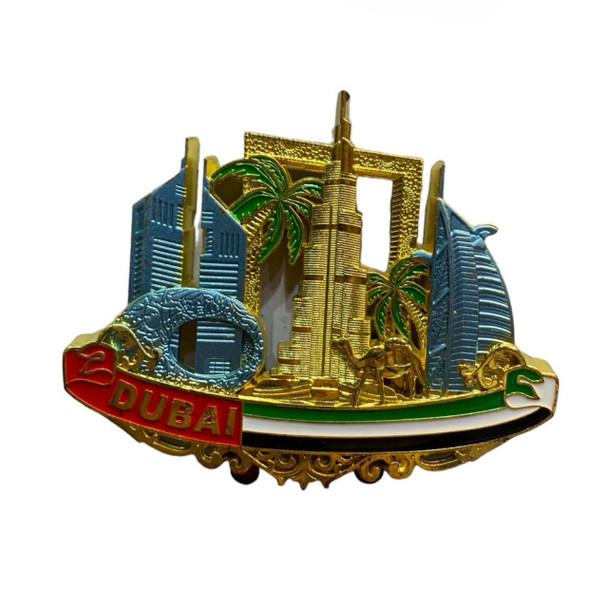 Emirates Iconic Buildings Dubai Skylines - | Luxury Heritage Gift & Souvenir - Luxury Handcrafted Art Craftihouse Dubai