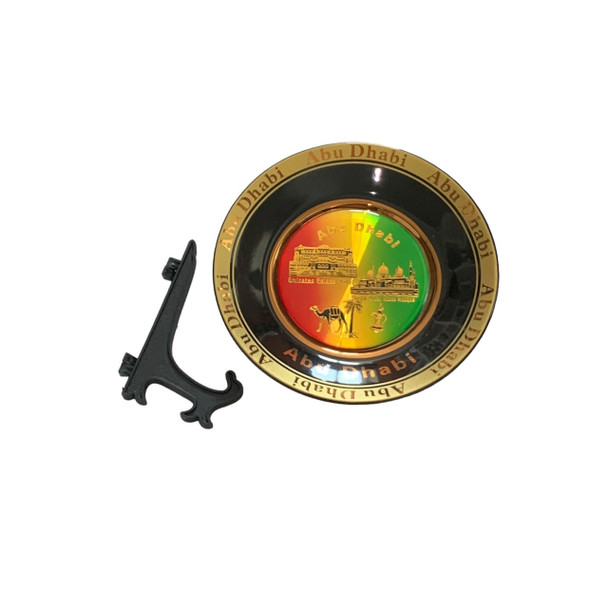 Abu Dhabi Delight Collector Plate | Premium Handcrafted Memento | High-end Gift - Luxury Handcrafted Art Craftihouse Dubai