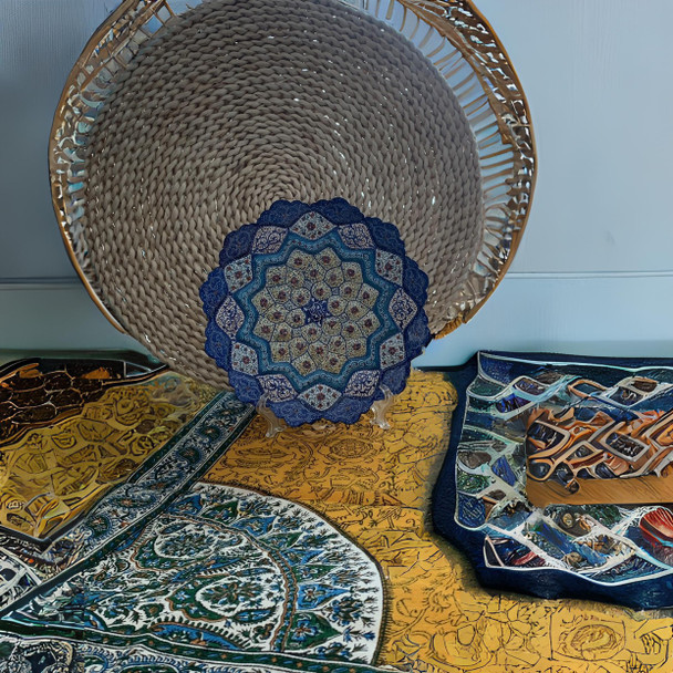 Luxury Enameled Copper Plate 20 Premium Design Showcase