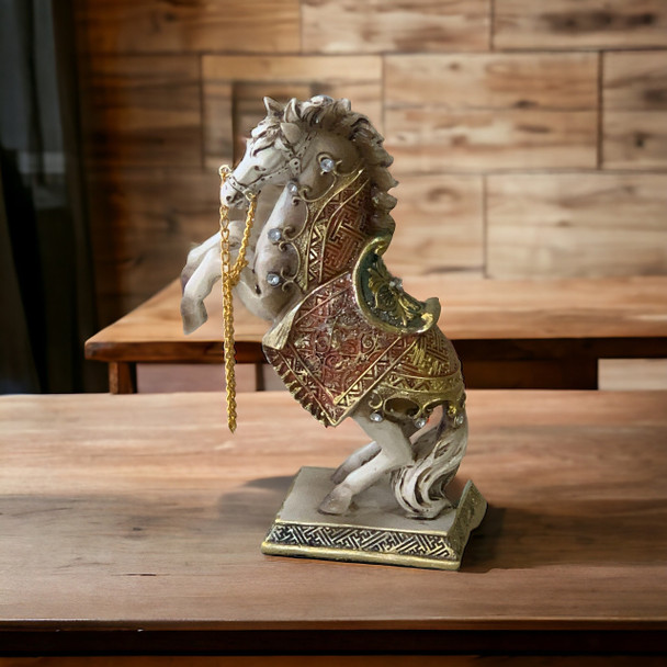 Craftihouse collection 19 cm decorative horse statue, a premium heritage piece designed to bring elegance and character to your living space.