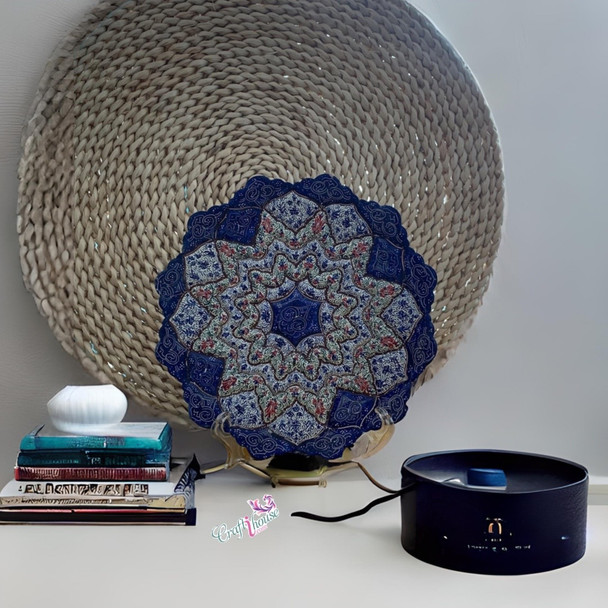 Luxury Floral Pattern Wall Plate Premium Design Showcase