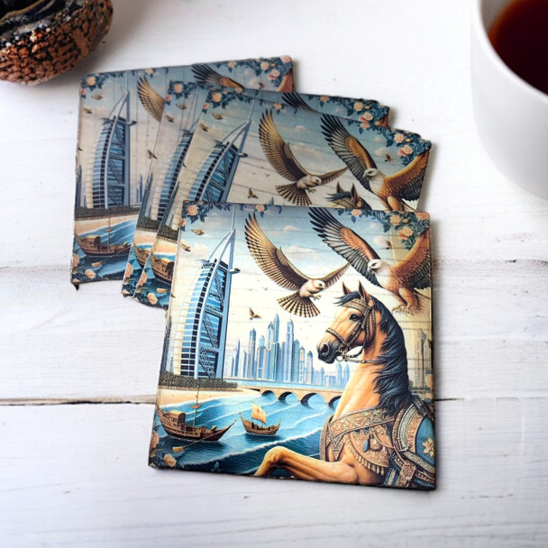 Premium Dubai Falcon & Horse" High-Quality Design