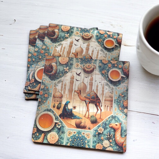 Premium Desert Camel Wooden Tea High-Quality Design