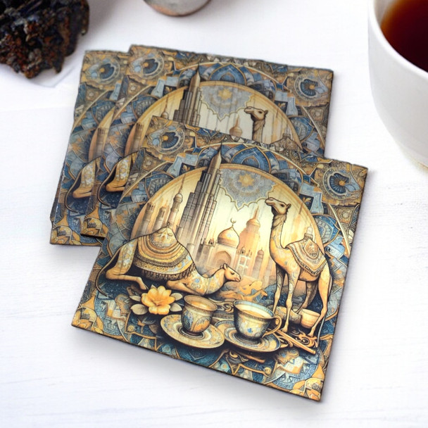Exquisite Camel Pattern Wooden | Happy Animal Nursery Art - Luxury Handcrafted Art Craftihouse Dubai