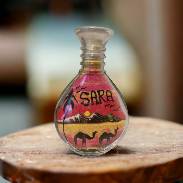 customized sand bottle for Sara