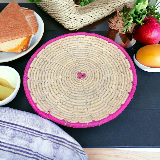 Artisan Hand Woven Plate 28 Unique Travel Keepsake