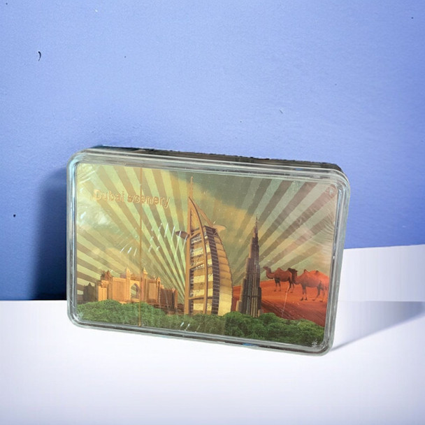 Premium Uae 24K Gold Foil Playing High-Quality Souvenir