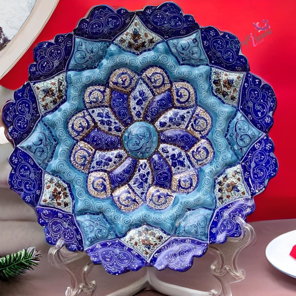 Exclusive Wall Minakari Plate 25 Fine Craftsmanship Detail