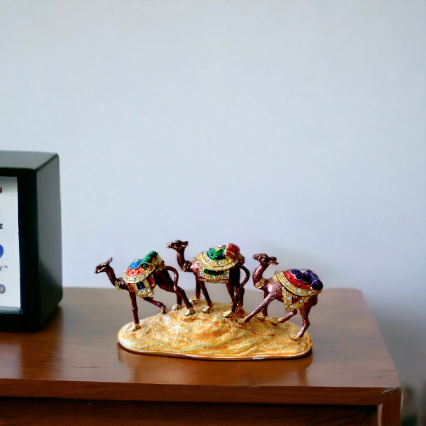 Bahrain Souvenir Metal Statue: Trio Of | Hand-finished Landmark Model - Luxury Handcrafted Art Craftihouse Dubai