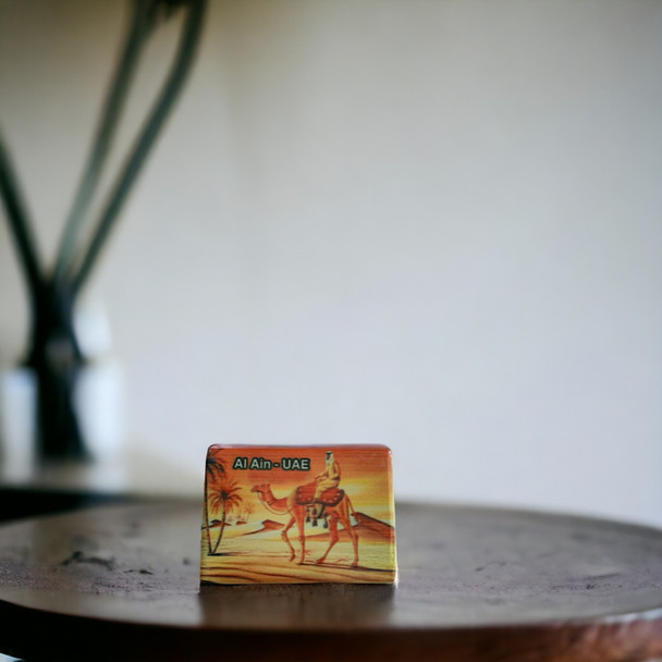 Premium Al Ain Camel Ceramic High-Quality Souvenir