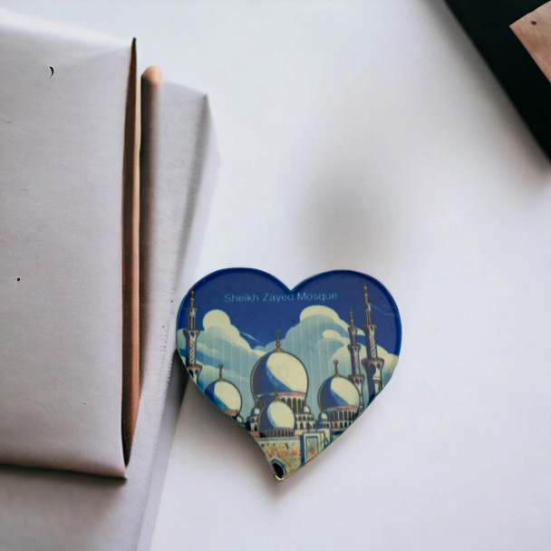 Abu Dhabi Abu Dhabi Ceramic | Premium City Landmark Magnet - Luxury Handcrafted Art Craftihouse Dubai