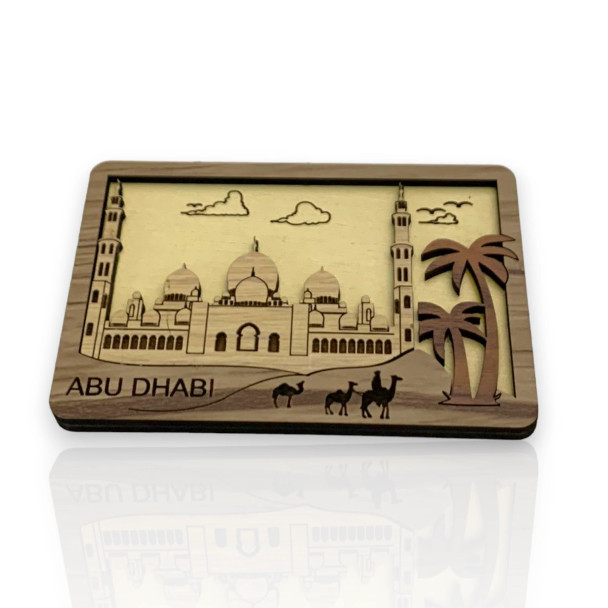 Premium Abu Dhabi Wooden High-Quality Souvenir